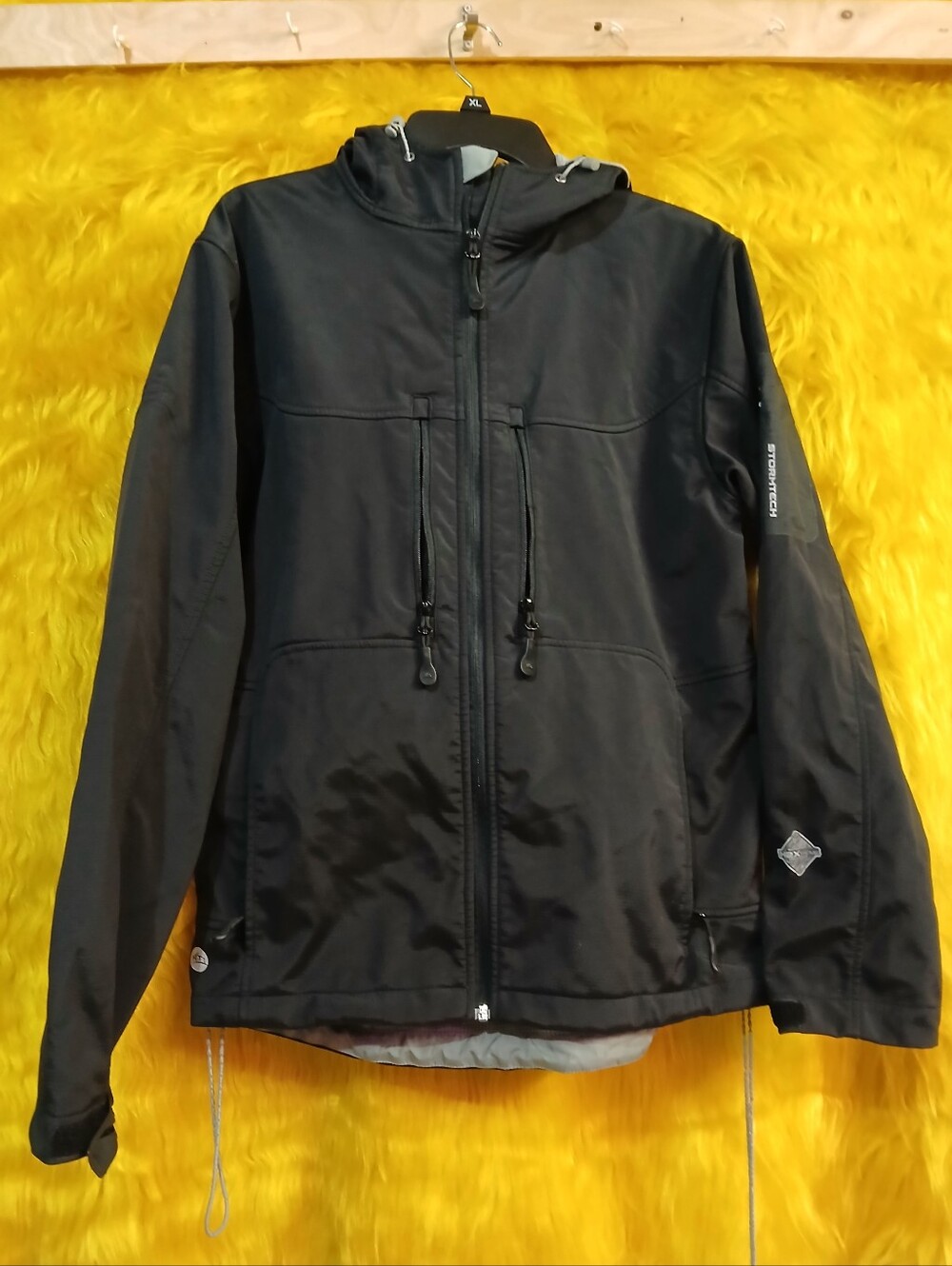 Stormtech Performance Jacket Women's M Black Hooded Softshell Waterproof Coat